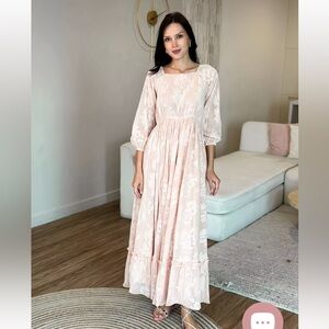 Sowears peach maxi dress